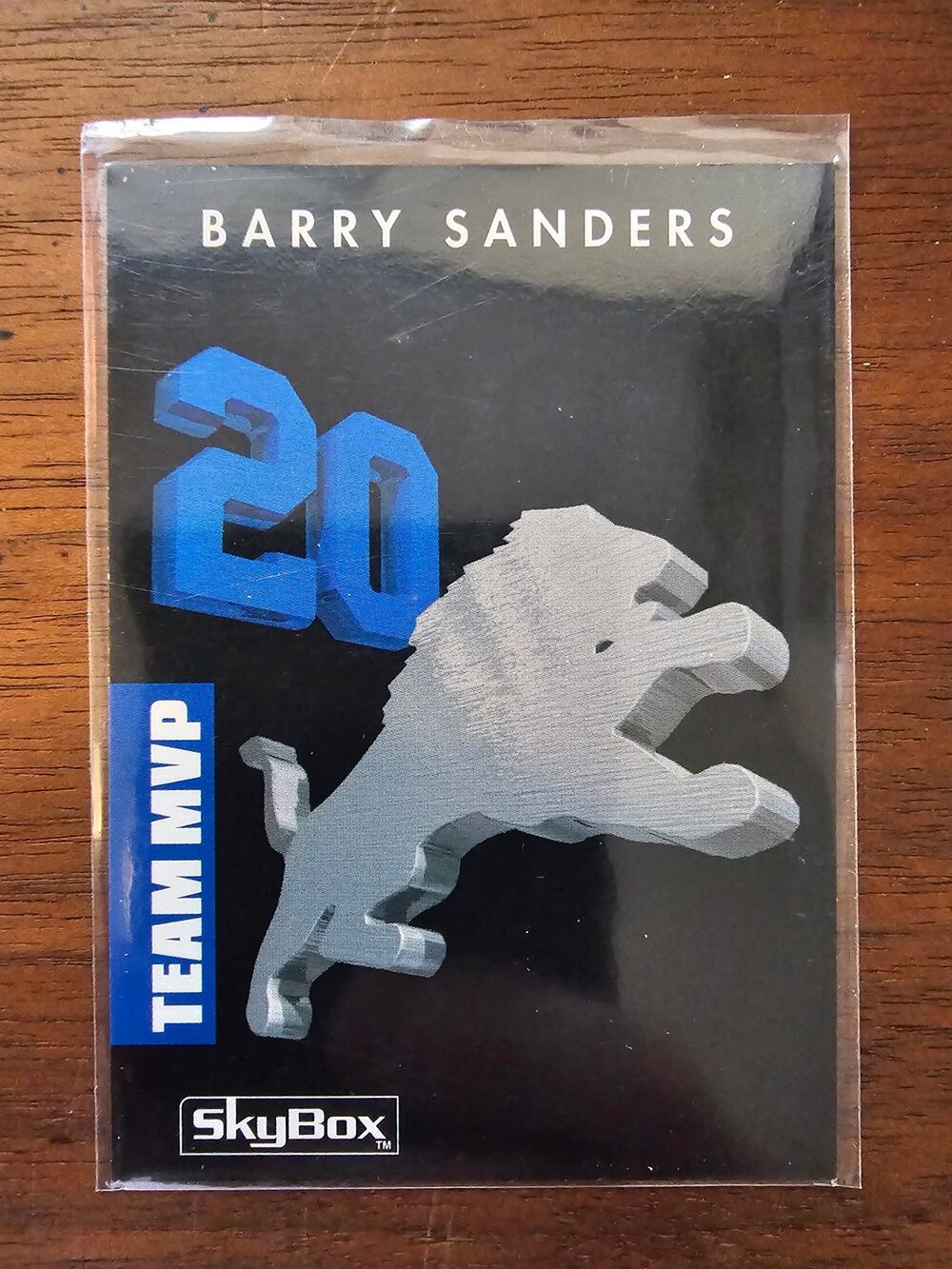 Barry Sanders 1992 Skybox Primetime #243 - Detroit Lions MVP - NFL - Fresh Pull